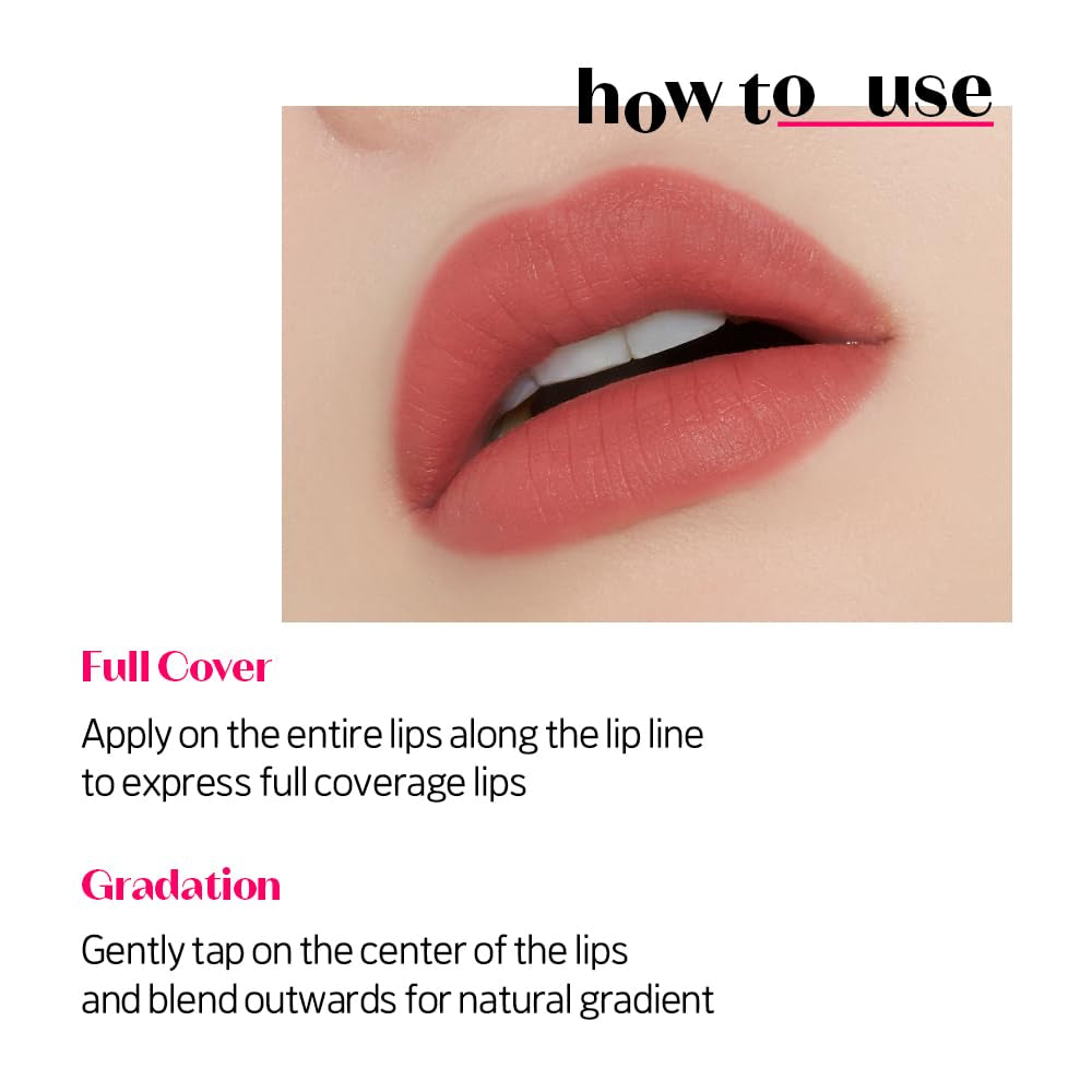 Fixing Tint #05 Midnight Mauve (4G) | Long Lasting High Pigmented Liquid Lipstick | Waterproof Lightweight Matte Finish Lip Stain | Full Coverage | Korean Makeup, Kbeauty