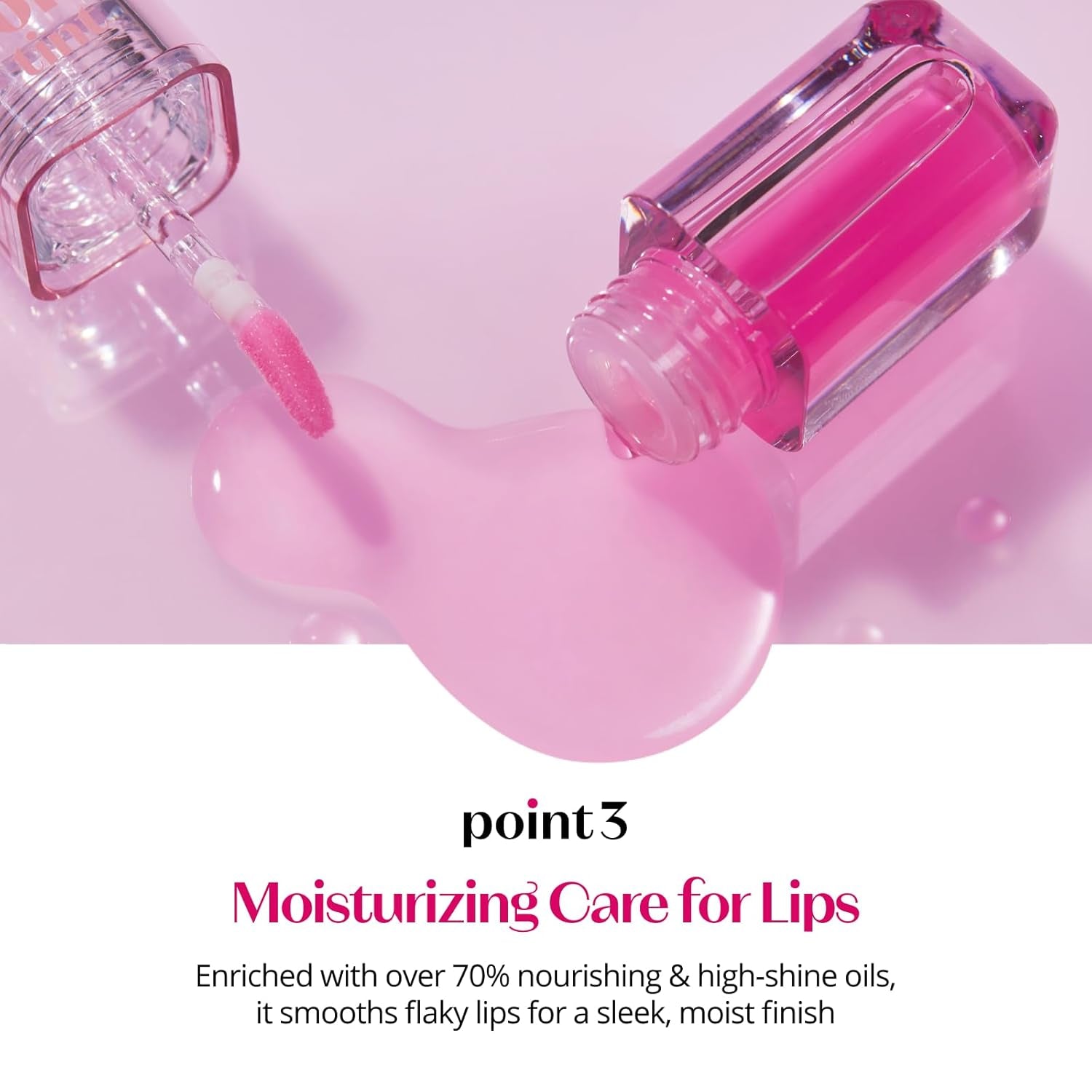 Dear Darling Oil Tint #2 Plum Berry 4.2G | High Moisturizing and Strong Hydrating Lip Oil/Lip Gloss | Smooth and Moist Lips | Non-Sticky Lip Oil Tint for Dry Lips | K-Beauty